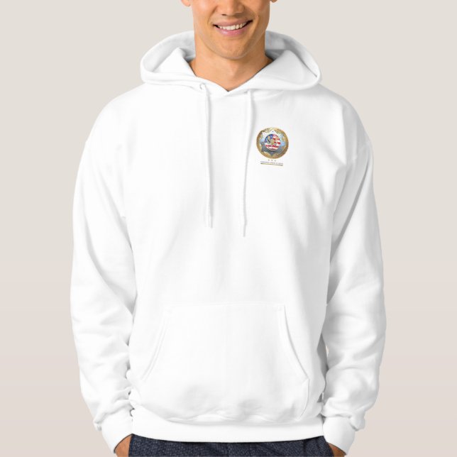 Sudadera Hoodie de la COA clásica y vigilante (Anverso)
