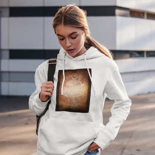Sudadera Hoodie de la Copa de Café Artístico