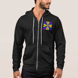 Sudadera Hoodie de la cruz del arcoiris