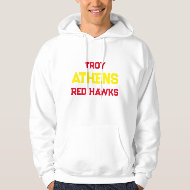 Sudadera Hoodie de la escuela secundaria Troy Athens (Anverso)