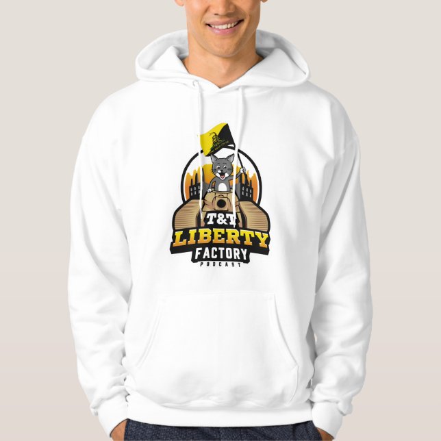 Sudadera Hoodie de la Fábrica de la Libertad de T&T (Anverso)