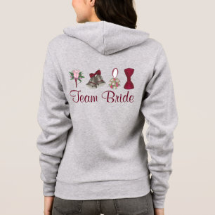 Sudadera Hoodie de la fiesta de la boda de la BRIDE de EQUI