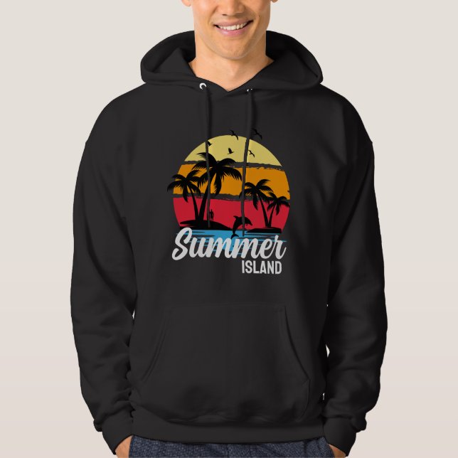 Sudadera hoodie de la isla de verano (Anverso)