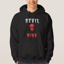 Sudadera Hoodie de la mente del diablo único - Gráfica de E