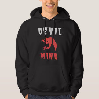 Sudadera Hoodie de la mente del diablo único - Gráfica de E