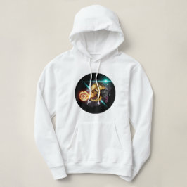 Sudadera Hoodie de la música de cráneo dorada 💀 🎶