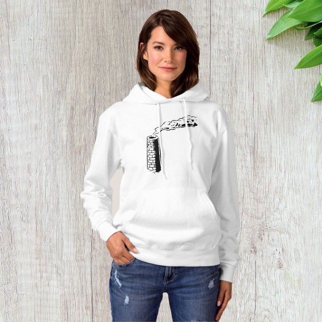 Sudadera Hoodie de la Pila de Humo para Mujeres (Subido por el creador)