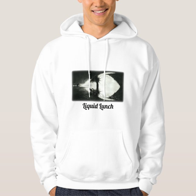 Sudadera Hoodie de la playa nocturna (Anverso)