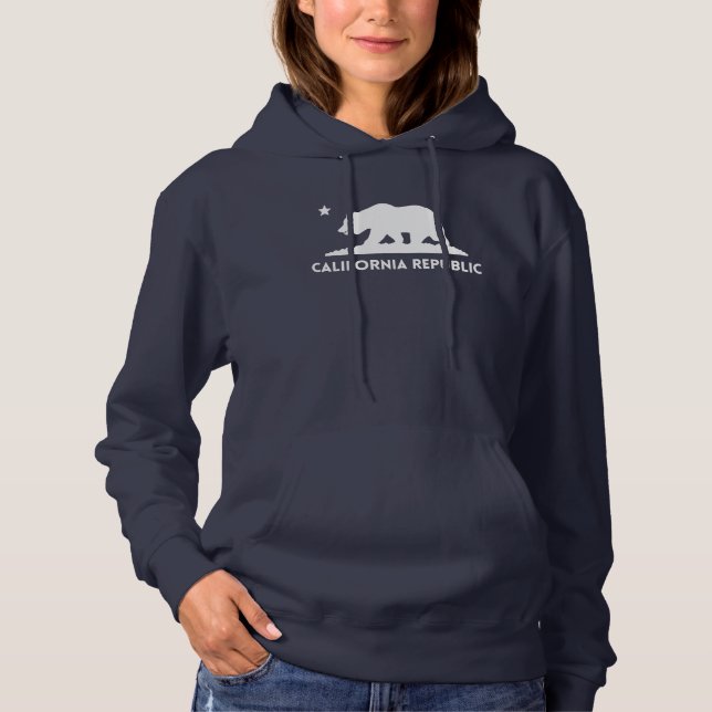 Sudadera Hoodie de la República de California (Anverso)