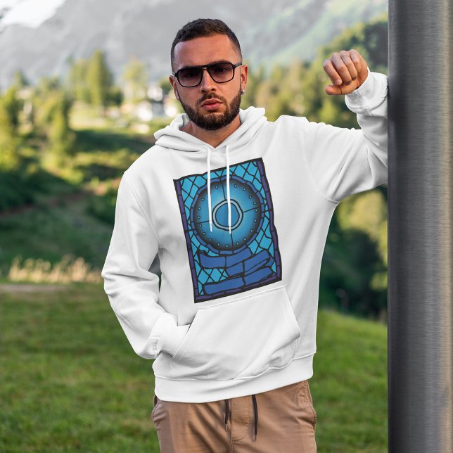 Sudadera Hoodie de la ventana de vidrio templado de la igle (Subido por el creador)