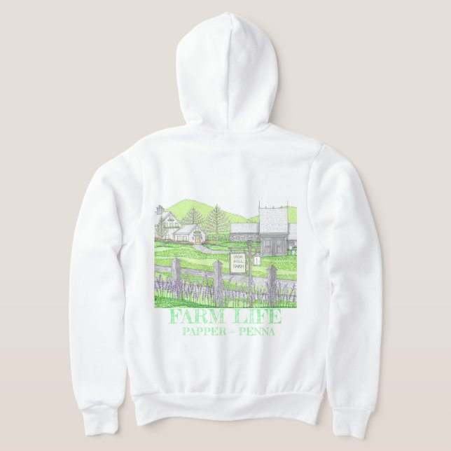 Sudadera Hoodie de la vida de la granja (Distribución Reverso )