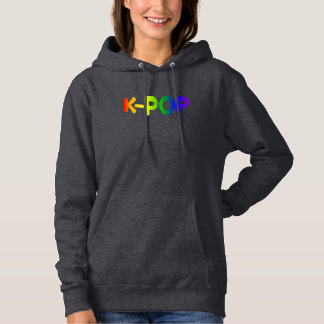 Sudadera Hoodie de las mujeres arcoiris K-Pop