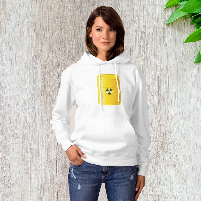 Sudadera Hoodie de las mujeres de desechos radiactivos (Subido por el creador)