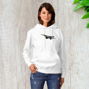 Sudadera Hoodie de las mujeres de las aeronaves de combate