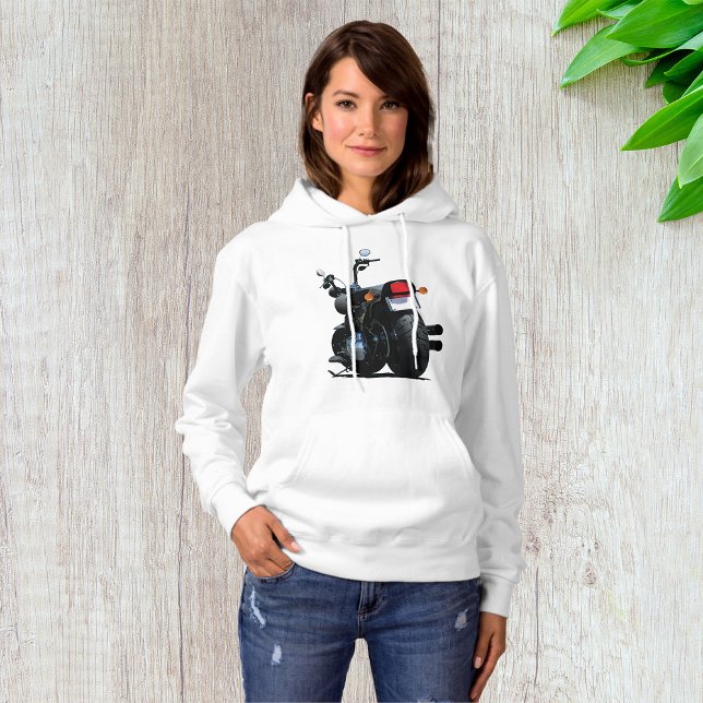 Sudadera Hoodie de las mujeres de motocicleta (Subido por el creador)