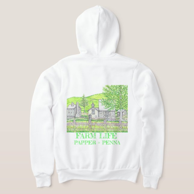 Sudadera Hoodie de las mujeres de Spring Stone Barn (Distribución Reverso )