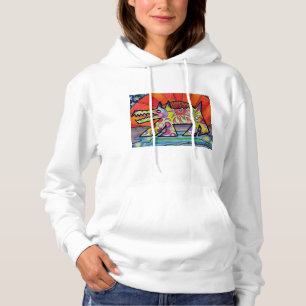 Sudadera Hoodie de las mujeres del perro del sol