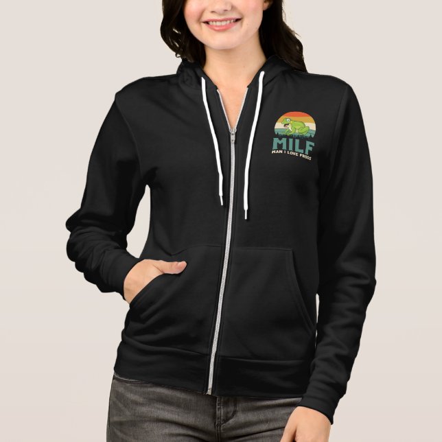 Sudadera Hoodie de las ranas de amor #2 (Anverso)