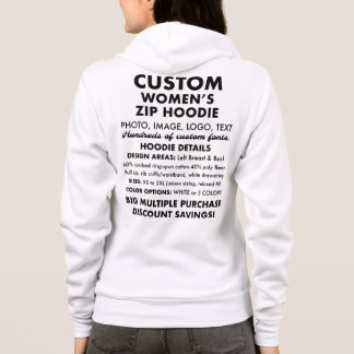Sudadera Hoodie de látigo completo personalizado de la Pers