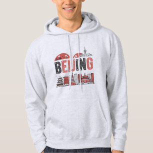 Sudadera Hoodie de línea aérea de Beijing