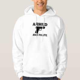 Sudadera Hoodie de los hombres ARMADOS y POLÍTICOS