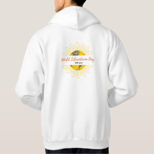 Sudadera Hoodie de los Hombres Blancos - Día Mundial de la 