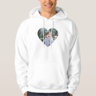 Sudadera Hoodie de los hombres con forma de corazón persona