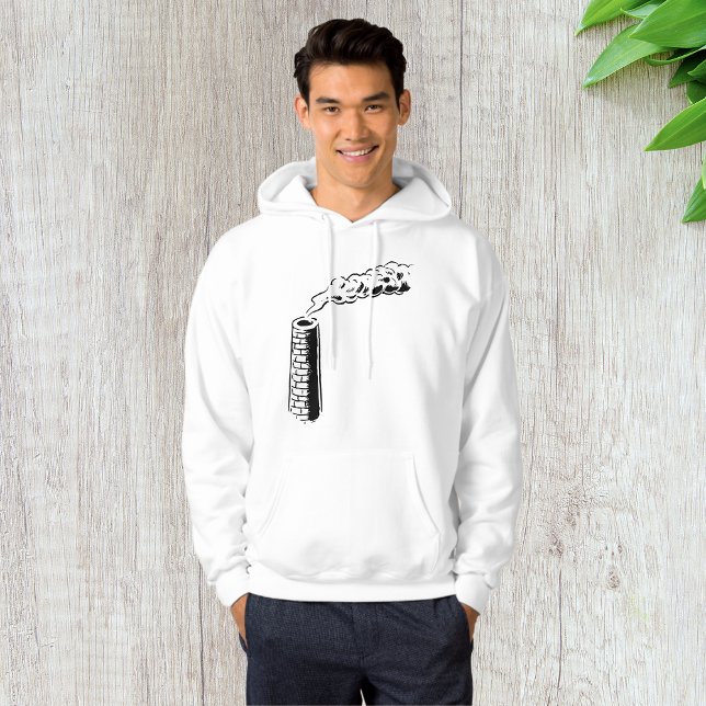 Sudadera Hoodie de los hombres de la pila de humo (Subido por el creador)