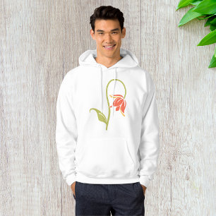 Sudadera Hoodie de los hombres de las flores que caen
