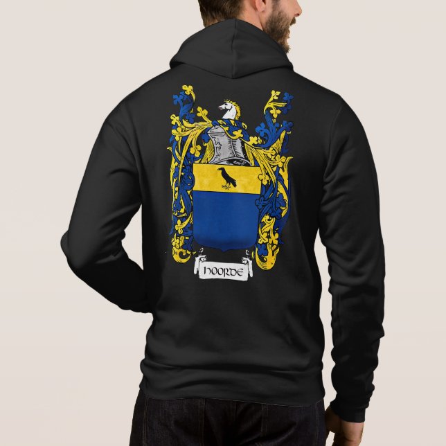 Sudadera Hoodie de los hombres del escudo de armas (Reverso)