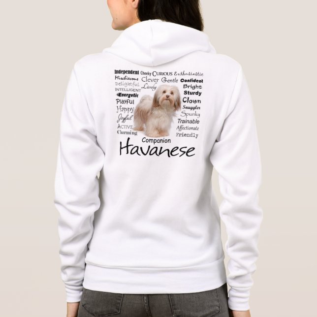 Sudadera Hoodie de los rastros de Havanés (Reverso)