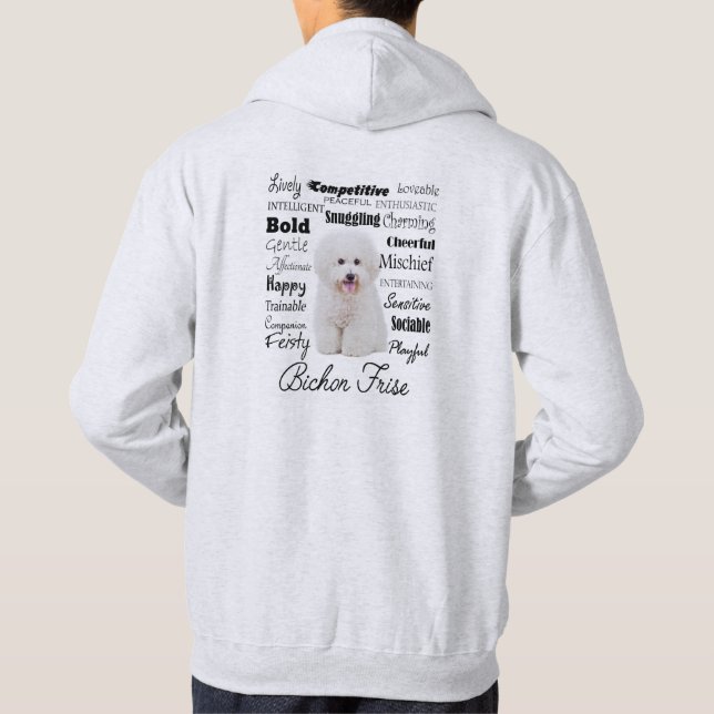 Sudadera Hoodie de los trazos de Bichon (Reverso)