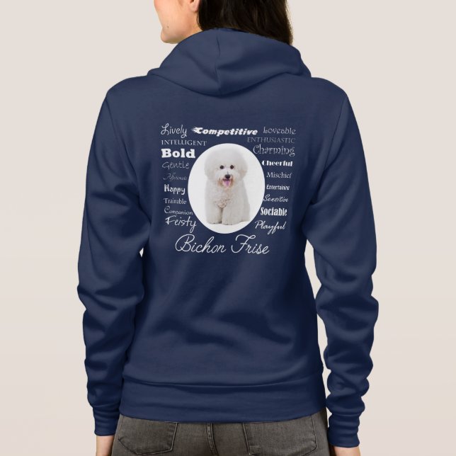 Sudadera Hoodie de los trazos de Bichon (Reverso)
