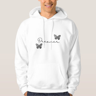 Sudadera Hoodie de mariposa estética moderna verde sabio