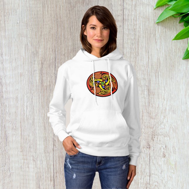 Sudadera Hoodie de mujeres de espiral celta (Subido por el creador)