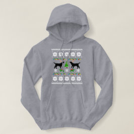 Sudadera Hoodie de Navidades feos en el esquema del labrado