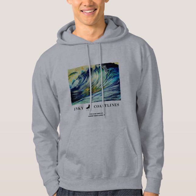 Sudadera Hoodie de onda de firma (Anverso)