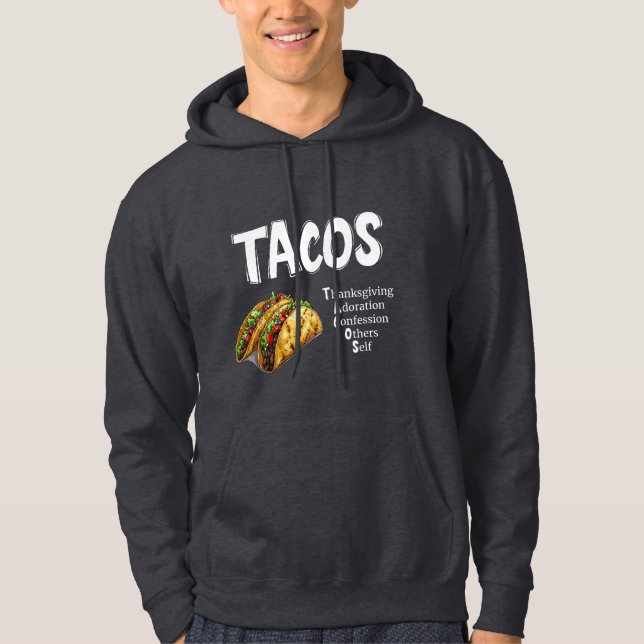 Sudadera Hoodie de oración de TACOS (Anverso)