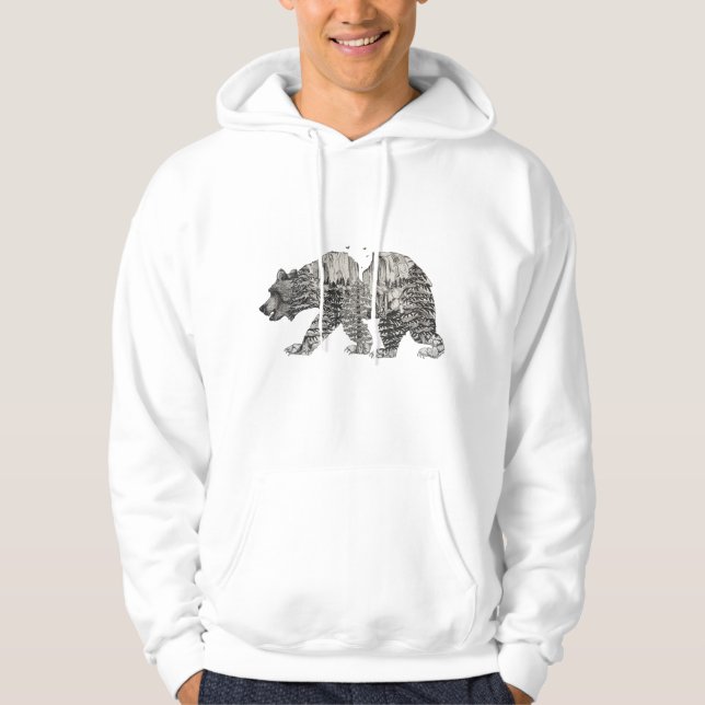Sudadera Hoodie de oso yosemite (Anverso)