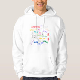 Sudadera Hoodie de palabras de Mahjong