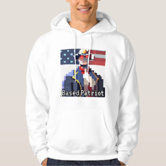 Sudadera Hoodie de patriota con base en hombres