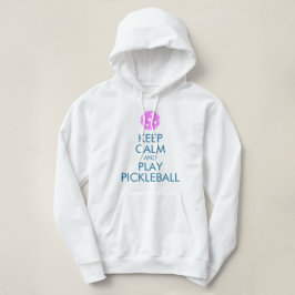 Sudadera Hoodie de pelota de futbol: mantengan la calma y j