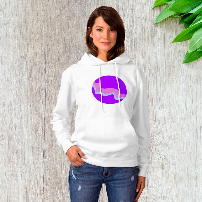 Sudadera Hoodie de planeta morado (Subido por el creador)