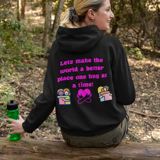 Sudadera Hoodie de promoción de abrazos personalizable (Subido por el creador)