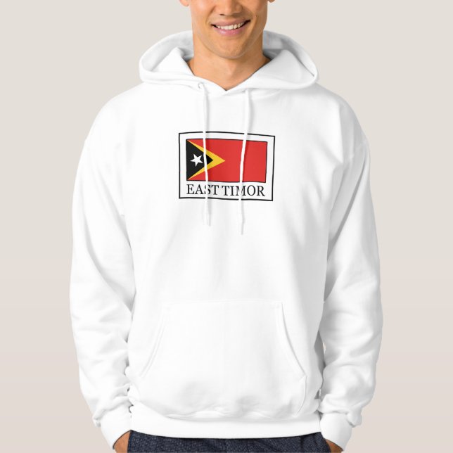 Sudadera Hoodie de Timor Oriental (Anverso)