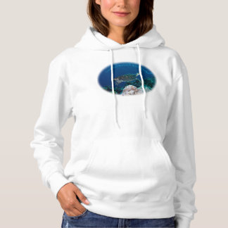 Sudadera Hoodie de tortuga marina de las mujeres