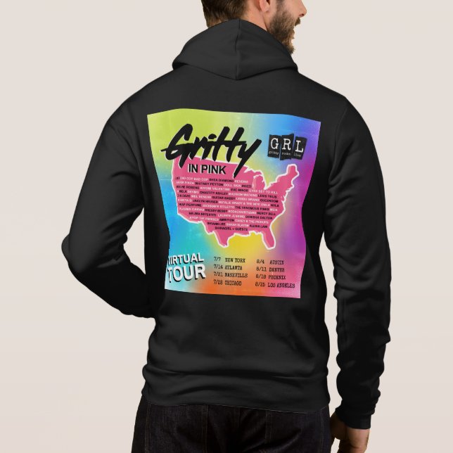 Sudadera Hoodie de Tour Virtual GRL (Reverso)