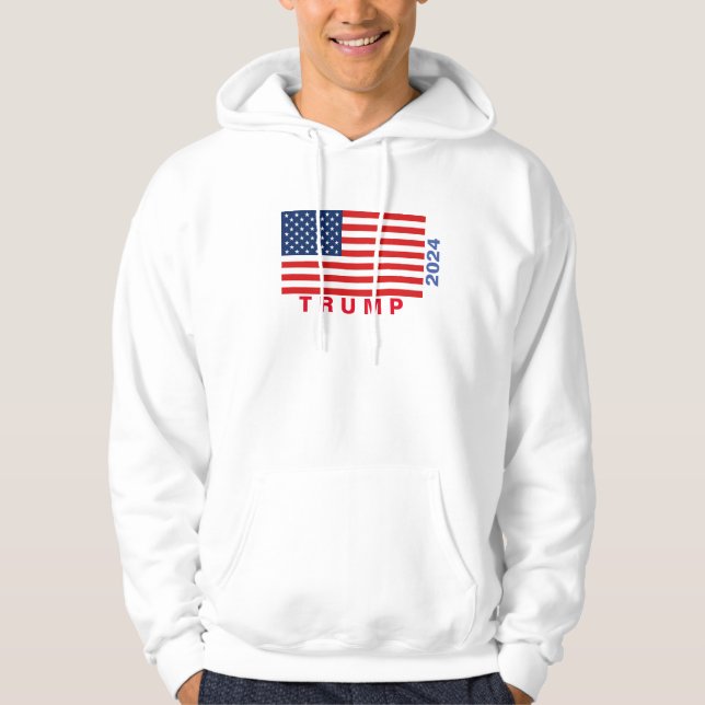 Sudadera Hoodie de TRUMP 2024 (Anverso)