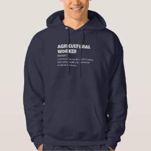 Sudadera Hoodie de vida agrícola - Definición de trabajador