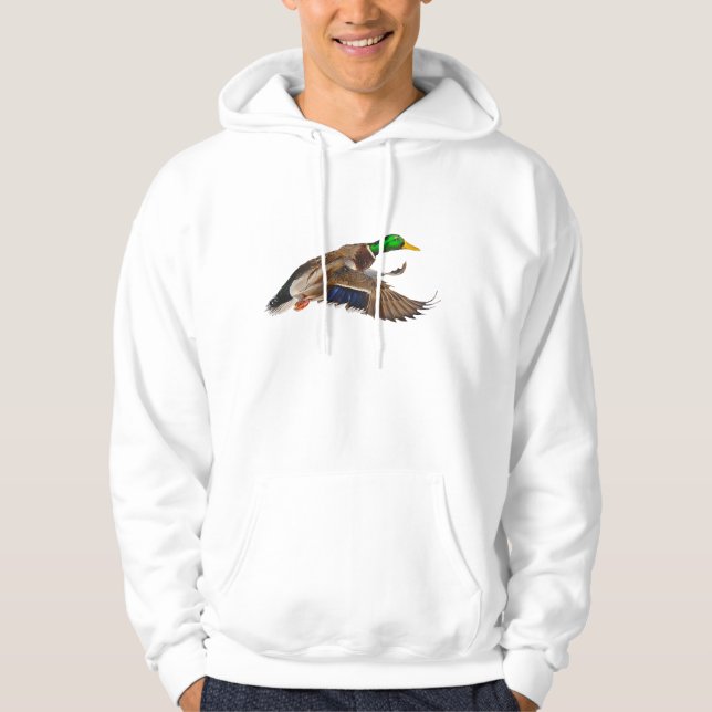 Sudadera Hoodie de vida salvaje del pato macho volador Mall (Anverso)